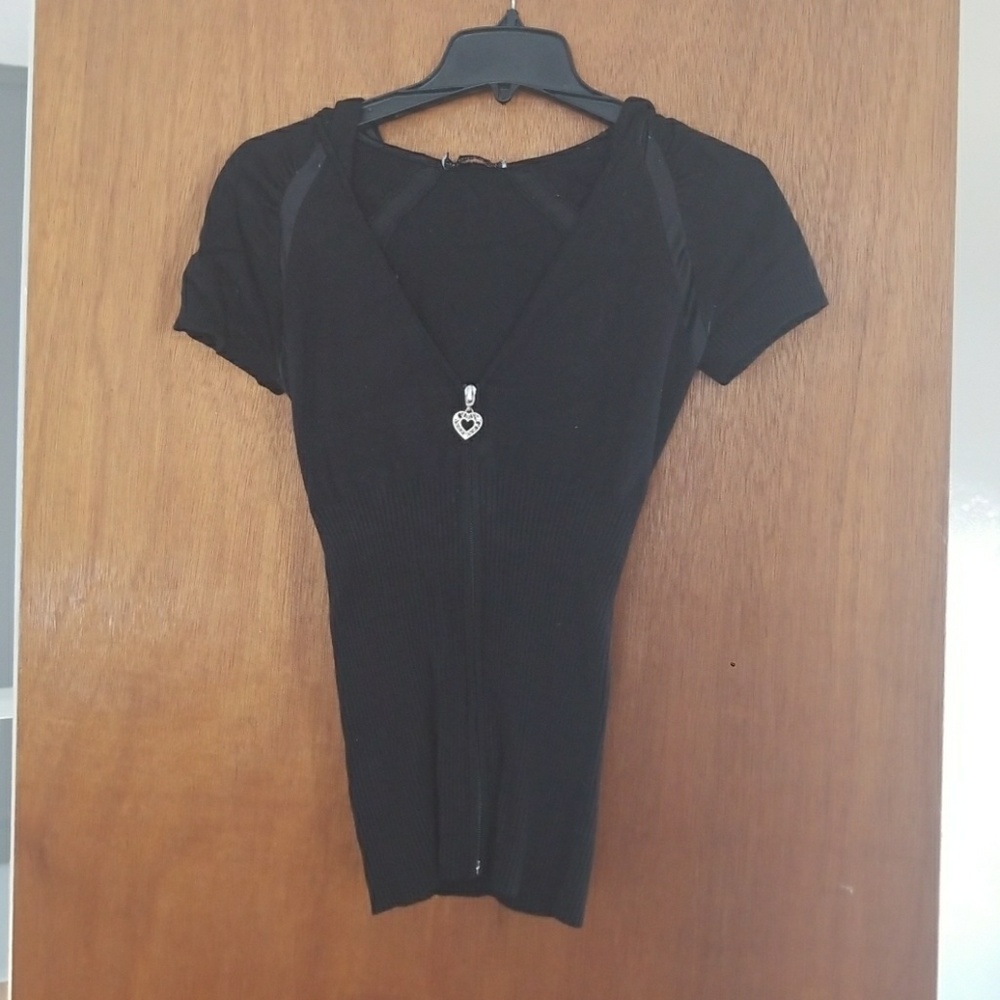 Black zip up